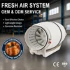 Mixed Flow Duct Fan, 220V, Electric