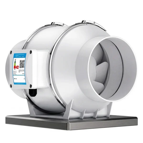 Mixed Flow Duct Fan, 220V, Wall - view 2