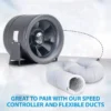 Mixed Flow Fan, 110v, 1520CFM - view 3