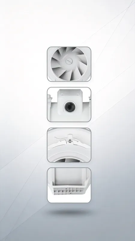 Mixed Flow Fan, 200, CFM, ABS - view 5