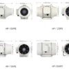 Mixed Flow Fan, 30W, 110-240V, Inline - view 6