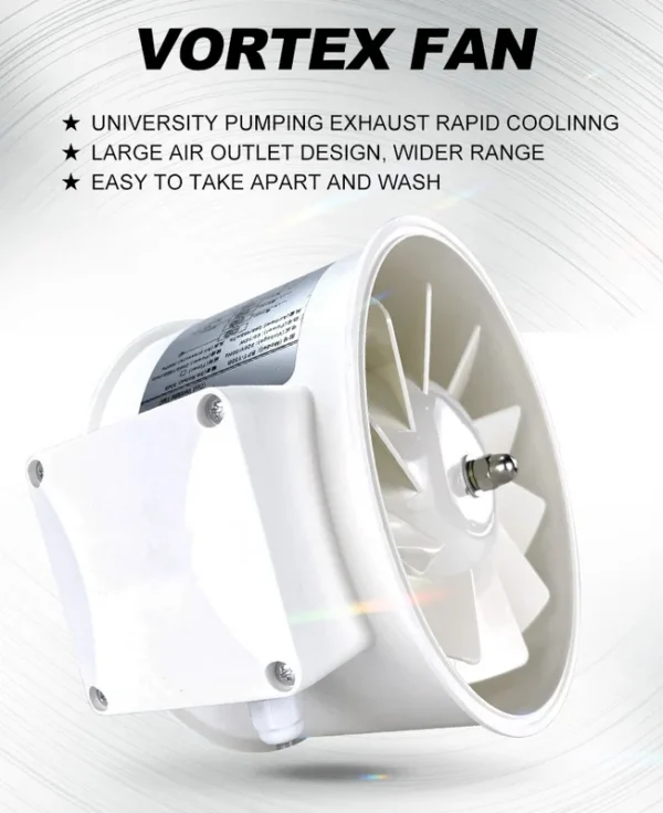 Mixed Flow Fan, Axial, 220 V, 23-105W - view 5