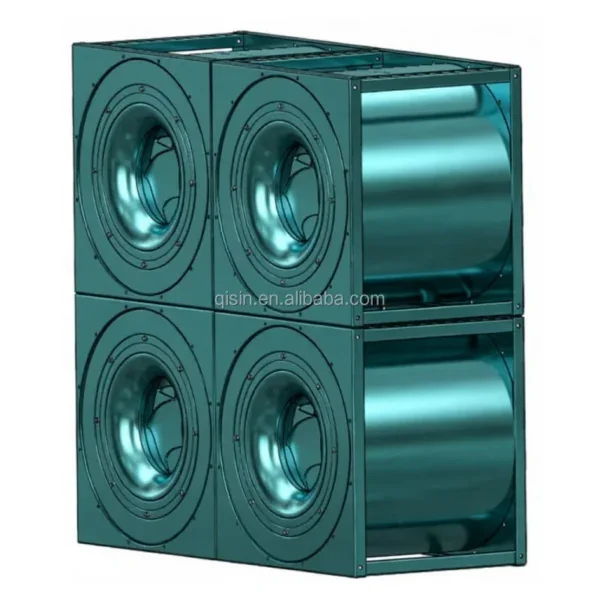 Mixed Flow Fan, GMV-560C-2.2/1500, Inline, 380V, AHU