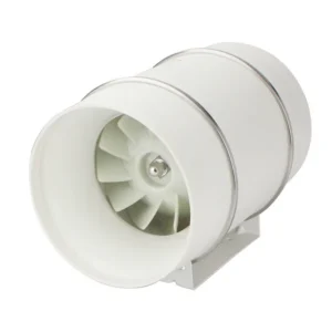 Mixed Flow Fan, Inline, 220V, Plastic