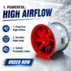 Mixed Flow Fan, Stainless, Steel - view 3