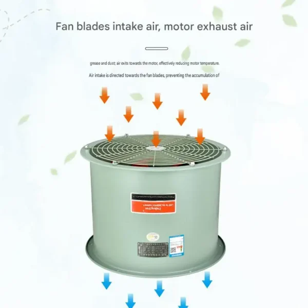 Mixed Flow Fan, Stainless, Steel - view 6