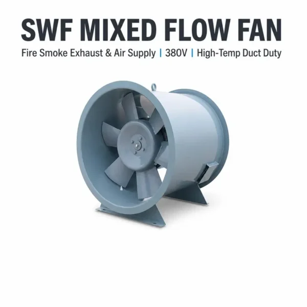 Mixed Flow Fan, SWF, 380V, Axial - view 2