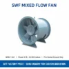 Mixed Flow Fan, SWF, 380V, Axial - view 6