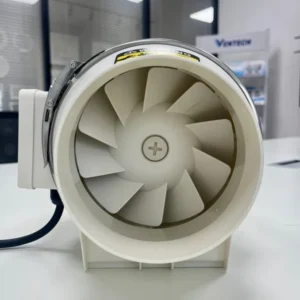 Mixed Flow Inline Fan, 220-240V, Plastic