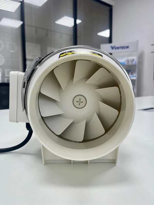 Mixed Flow Inline Fan, 220-240V, Plastic