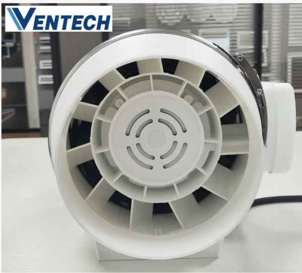 Mixed Flow Inline Fan, 220-240V, Plastic - view 2