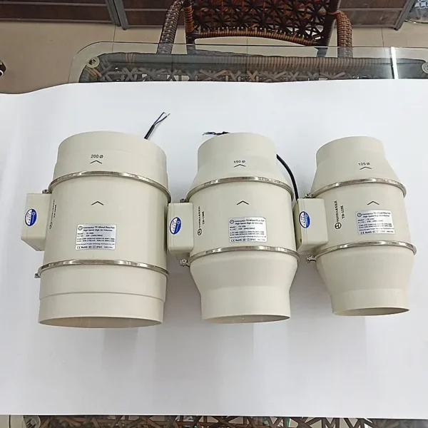 Mixed Flow Inline Fan, ABS, Electric - view 6