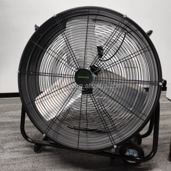 Mobile Industrial Drum Fan, 18", 20", 24", 30" - view 3