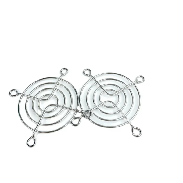 Modern Chrome-plated Metal Fan, 60mm, Iron (Chrome-plated) - view 4