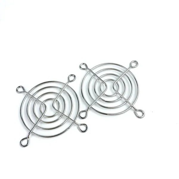 Modern Chrome-plated Metal Fan, 60mm, Iron (Chrome-plated) - view 5