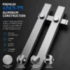 Modern Electric Towel Warmer, Aluminum, Wall - view 3