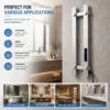 Modern Electric Towel Warmer, Aluminum, Wall - view 6