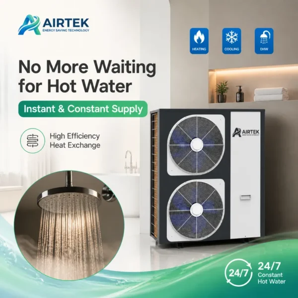 Monobloc Heat Pump, DHW, WIFI, EVI, Inverter - view 4