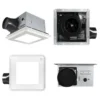 Motion Sensor Exhaust Fan, LED, 5CCT, Steel - view 5