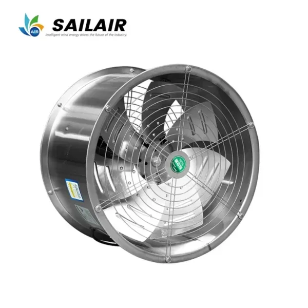 Motorized Pipe Ring-flow Fan, Axial, 110V-415V, Electric