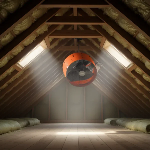 Mount Attic Exhaust Fan, 2940, CFM - view 2