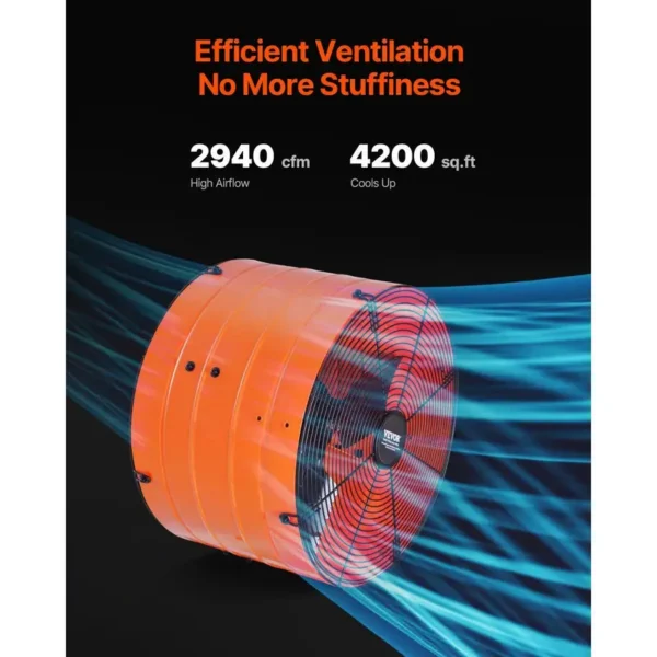 Mount Attic Exhaust Fan, 2940, CFM - view 3