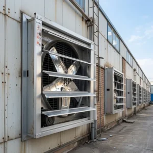 Mount Cooling Ventilation Fan, 900mm, Wall, Axial