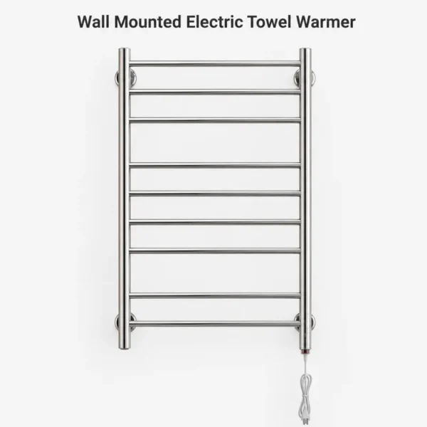 Mounted Bathroom Towel Warmer, 304, Stainless, Steel, Wall