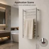 Mounted Bathroom Towel Warmer, 304, Stainless, Steel, Wall - view 4