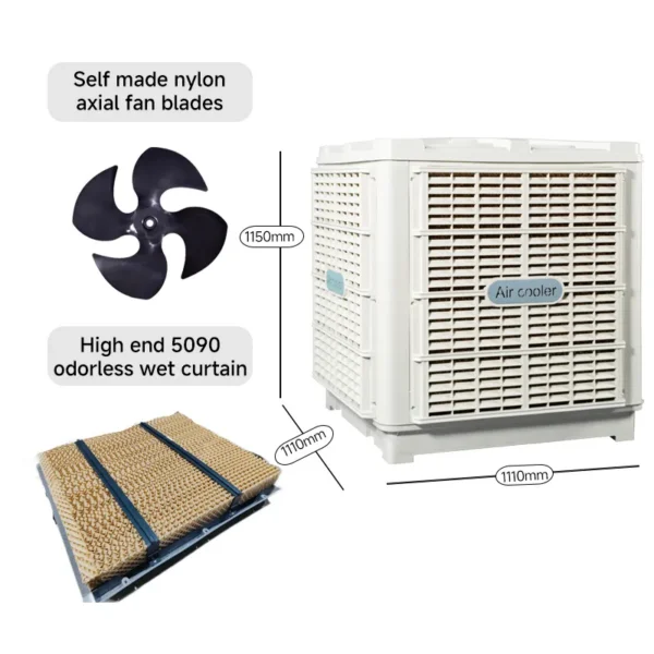 Mounted Duct Air Cooler, 25000CMH, Wall - view 4