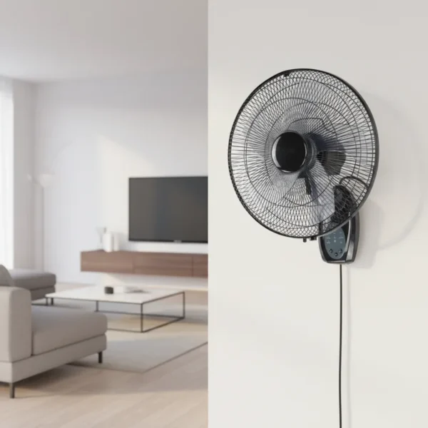 Mounted Electric Plastic Fan, Wall - view 2