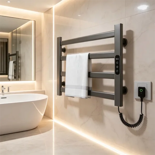 Mounted Electric Towel Warmer, Wall, Mild Steel, XY-G303 - view 2