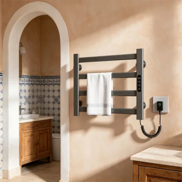 Mounted Electric Towel Warmer, Wall, Mild Steel, XY-G303 - view 6