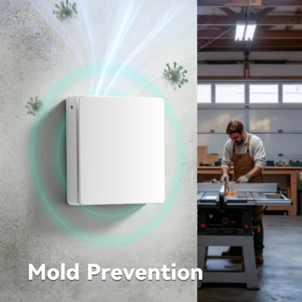 Mounted Fresh Air Unit, HRV, Wall - view 2