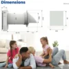 Mounted Fresh Air Unit, HRV, Wall - view 3