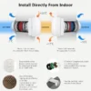 Mounted Heat Recovery Ventilator, Wall, HRV - view 5