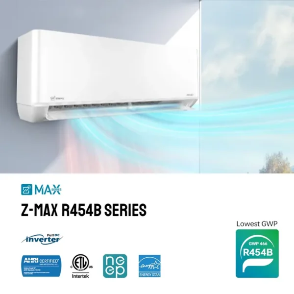 Mounted Inverter Air Conditioner, ZERO, 9000-24000, Wall - view 2
