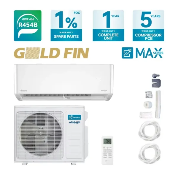 Mounted Inverter Air Conditioner, ZERO, 9000-24000, Wall - view 6