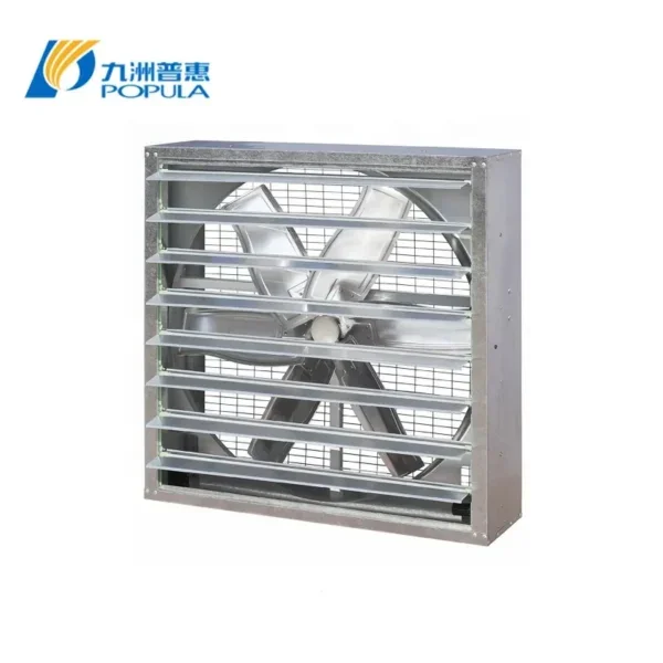 Mounted Shutter Axial Fan, Wall, 220, Electric