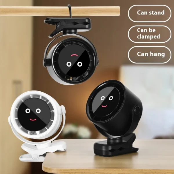 Mounted Usb Clip Fan, Wall, Portable - view 4