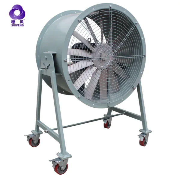 Movable Portable Ventilating Fan, 380v, Stainless Steel - view 3