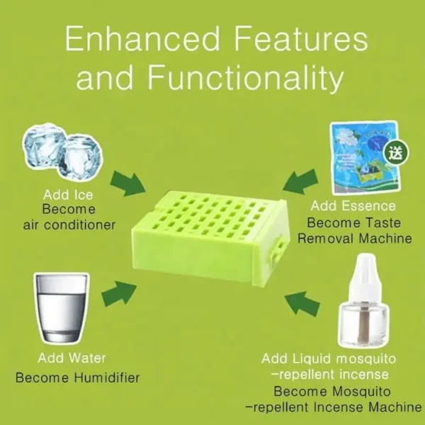 Multi Function Air Cooler, USB, Portable - view 3