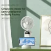 Multi Functional Portable Fan, USB, Lithium battery, ABS - view 4