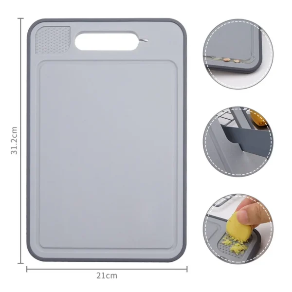 Multi-purpose Food-grade Aluminium Plate, 8.3x12.3'', PP+TPR - view 2