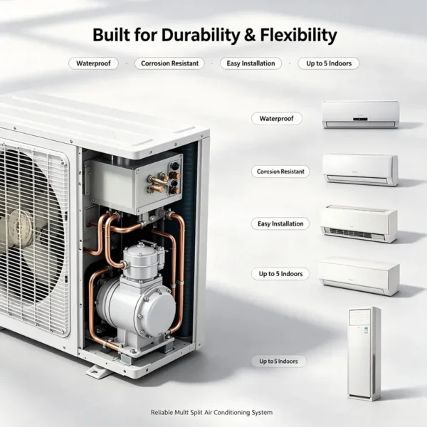 Multi Split Air Conditioner, Wall, 220V, ≥ 30 - view 4