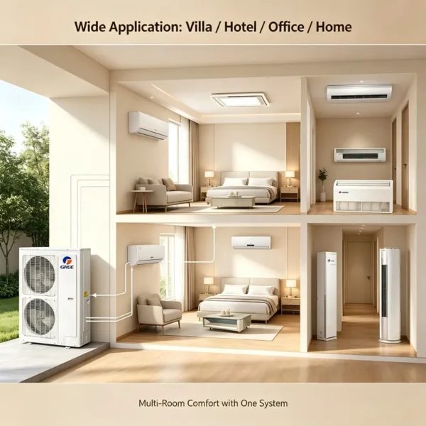 Multi Split Air Conditioner, Wall, 220V, ≥ 30 - view 5