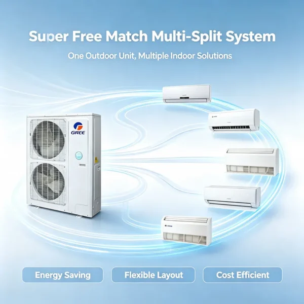 Multi Split Air Conditioner, Wall, 220V, ≥ 30 - view 6