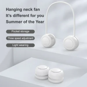 Neck Hang Blade Fan, F2305, Portable, USB