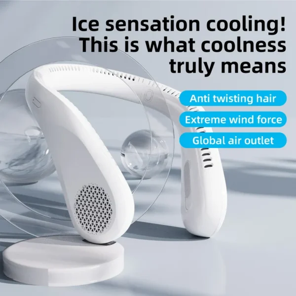 Neck-hanging Mini Fan, portable, USB - view 2
