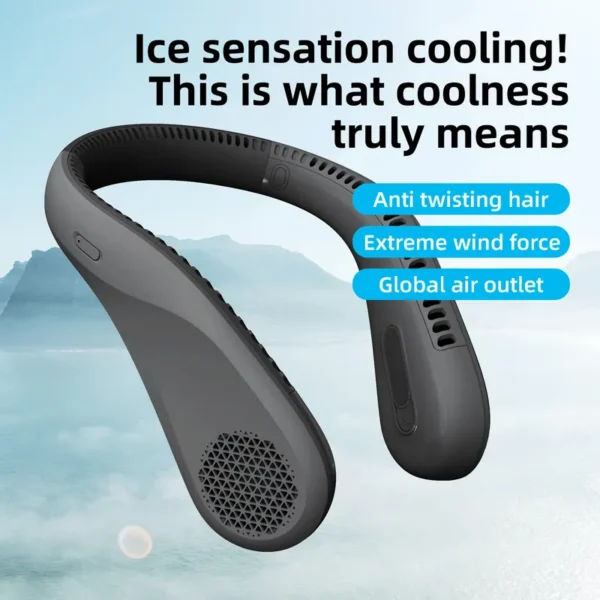 Neck-hanging Mini Fan, portable, USB - view 3